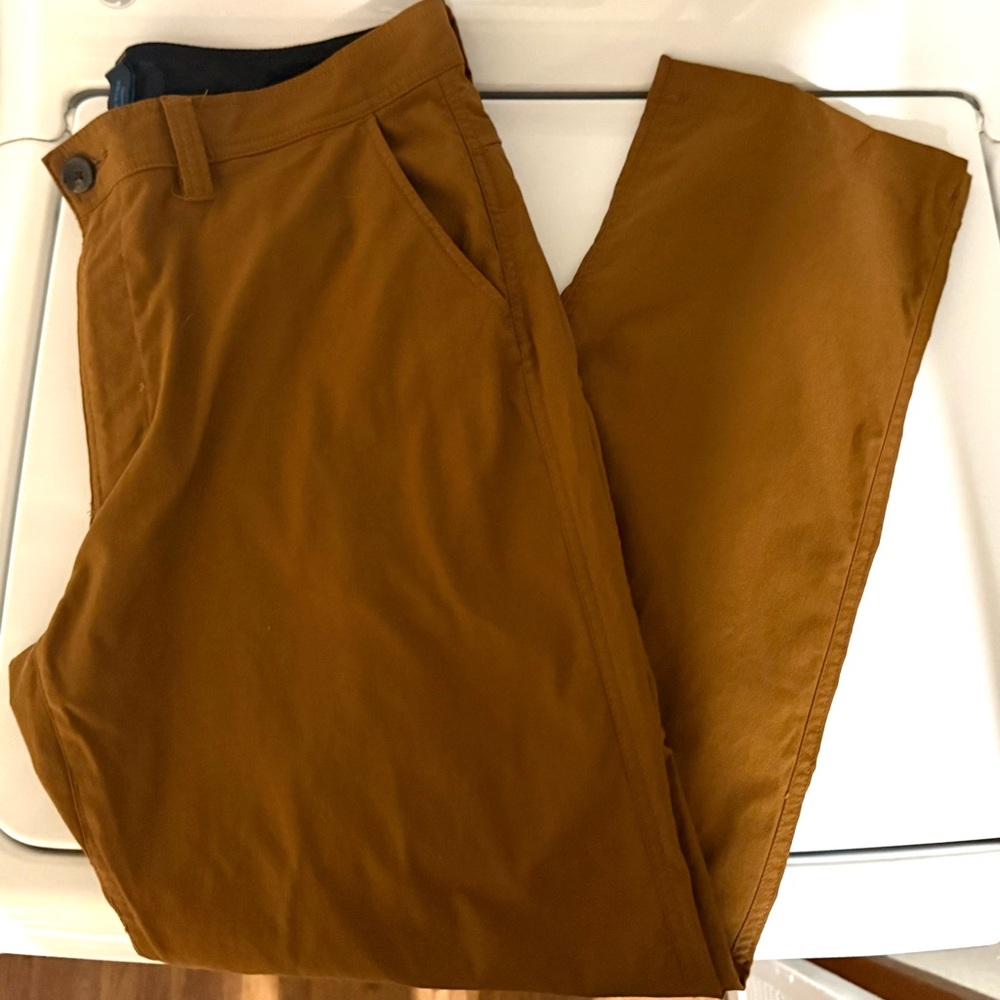 PraNa Men’s Slim Fit stretch TAWNY